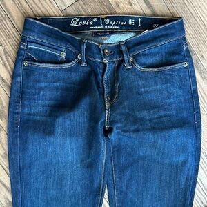 Levi's Capital E Womens Jeans Skimmer Low  Skinny Stretch Denim 27 EUC